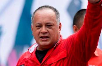 Diosdado Cabello es el Ministro de Interior de Venezuela y una de las fichas fuertes del régimen venezolano. Foto: Afp