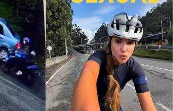 En las cámaras se ve al motociclista que acosó sexualmente a la mujer en Las Palmas. IMÁGENES TOMADAS DE REDES SOCIALES