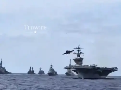 Se trata de buques de guerra y unos 4.000 efectivos hacia el Caribe sur enviados por Estados Unidos. Foto: captura de video.