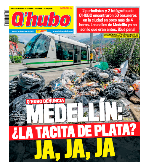 Q’hubo dejó en evidencia los basureros de Medellín.