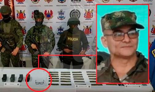 Por segunda vez le incautaron la gafas a “Iván Mordisco”, pero él se volvió a escapar