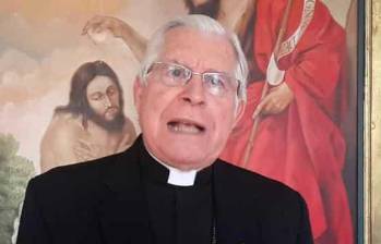 Monseñor Héctor Gutiérrez falleció a sus 87 años. FOTO: Captura de video