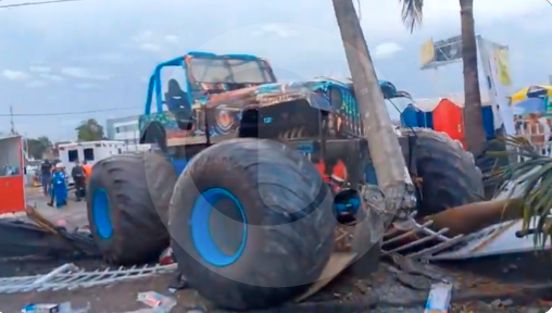 Pánico en Popayán: en evento de exhibición un Monster Truck atropelló al menos a 15 personas