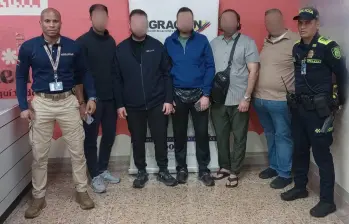Los cinco hombres fueron devueltos a su país de origen tras no pasar la entrevista hecha por agentes migratorios. FOTO: Cortesía