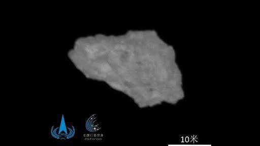 A Tianwen 2 le tomó 400 días llegar a Kamoʻoalewa. FOTO: Administración Espacial Nacional China (CNSA)