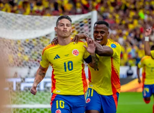 James Rodríguez y Jhon Arias son dos de las cartas fuertes que tiene Colombia para el Mundial de Norteamérica. FOTO JUAN ANTONIO SÁNCHEZ 