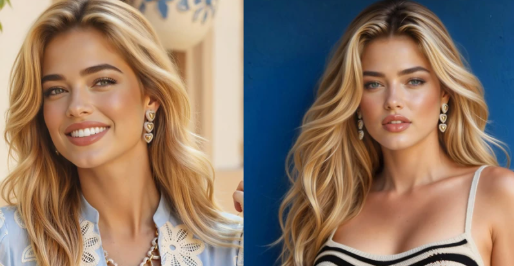 La modelo fue creada para una campaña Guess, como pedido de Paul Marciano, director de la marca. Imagen, Seraphinne Vallora.