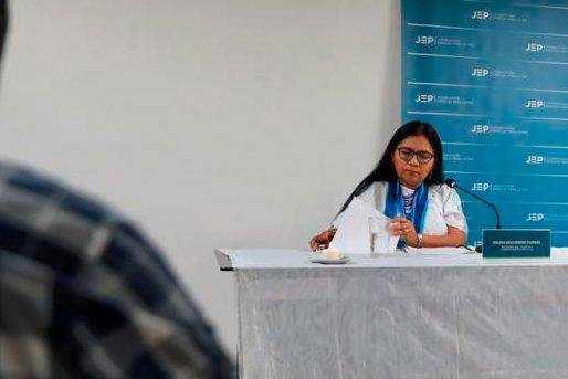 La magistrada Belkis Izquierdo llevó el caso contra Pablo Catatumbo. FOTO: Tomada de Twitter
