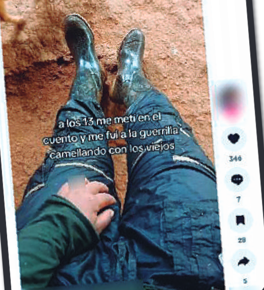 Usualmente ponen a otros menores a “dar testimonio” para convencer a nuevos niños. FOTO: redes sociales