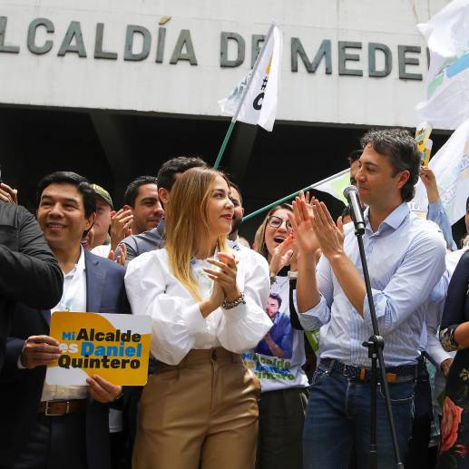 Óscar Hurtado no tomó la vocería durante la suspensión del alcalde por la Procurauduría, pero estuvo en primera fila de los apoyos al alcalde. <span class="mln_uppercase_mln">FOTO</span> <b><span class="mln_uppercase_mln">archivo</span></b>