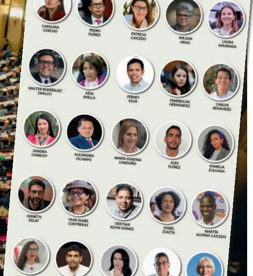 Senadores del Pacto Histórico para el periodo 2026-2030.