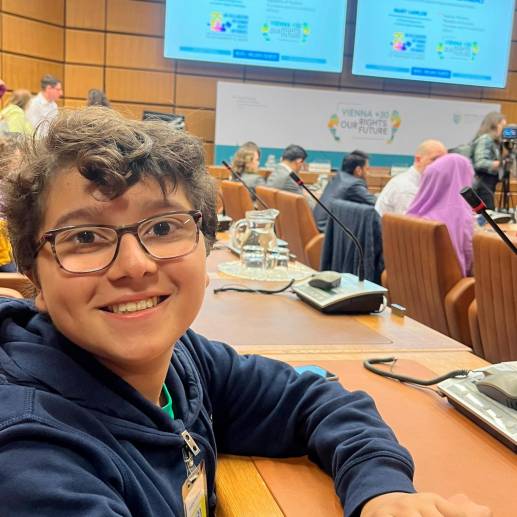 Francisco Vera asiste, por estos días, en la Convención Marco de las Naciones Unidas sobre Cambio Climático (SB58) en Bonn, Alemania. FOTO: TOMADA DE TWITTER @franciscoactiv2