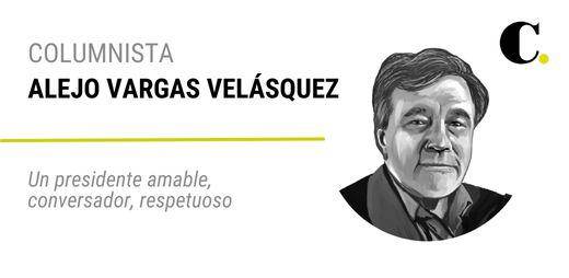 Un presidente amable, conversador, respetuoso