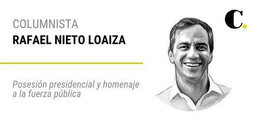 Posesión presidencial y homenaje a la fuerza pública