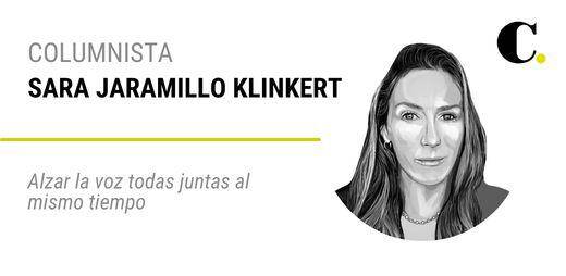 Alzar la voz todas juntas al mismo tiempo