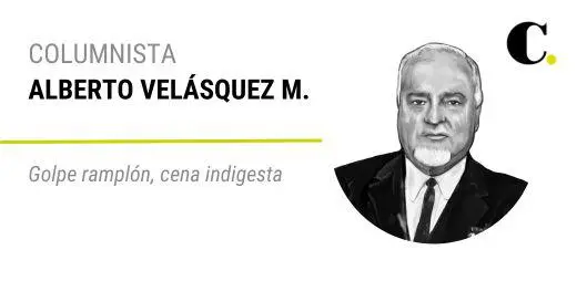 Golpe ramplón, cena indigesta