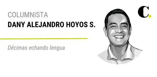 Décimas echando lengua