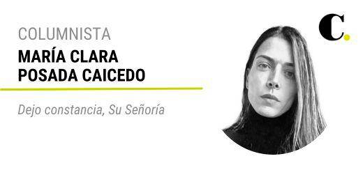 Dejo constancia, Su Señoría