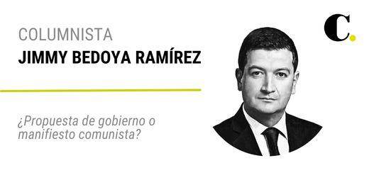 ¿Propuesta de gobierno o manifiesto comunista?