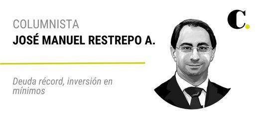 Deuda récord, inversión en mínimos