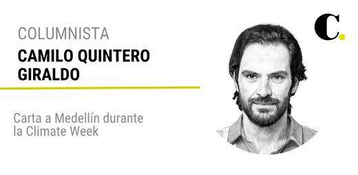 Carta a Medellín durante la Climate Week