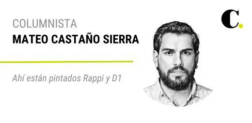 Ahí están pintados Rappi y D1