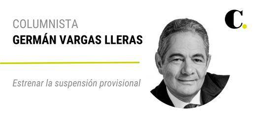 Estrenar la suspensión provisional