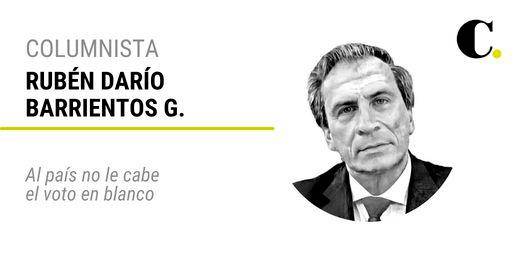 Al país no le cabe el voto en blanco