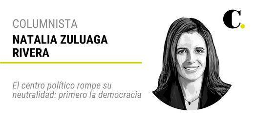 El centro político rompe su neutralidad: primero la democracia