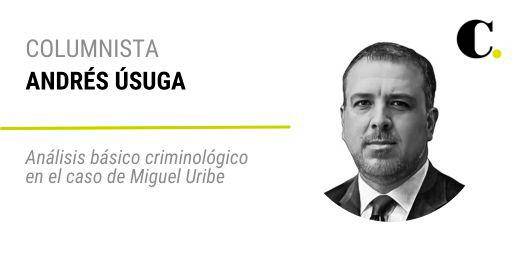 Análisis básico criminológico en el caso de Miguel Uribe
