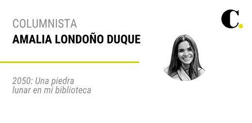 2050: Una piedra lunar en mi biblioteca