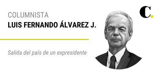 Salida del país de un expresidente