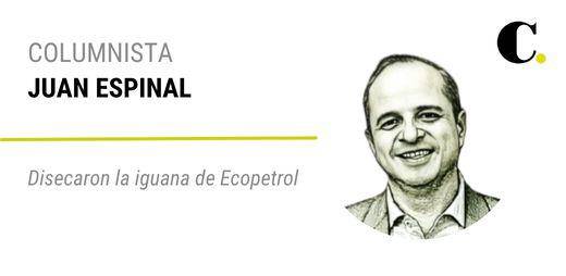 Disecaron la iguana de Ecopetrol 