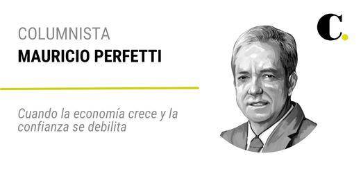 Cuando la economía crece y la confianza se debilita