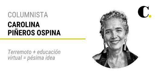 Terremoto + educación virtual = pésima idea