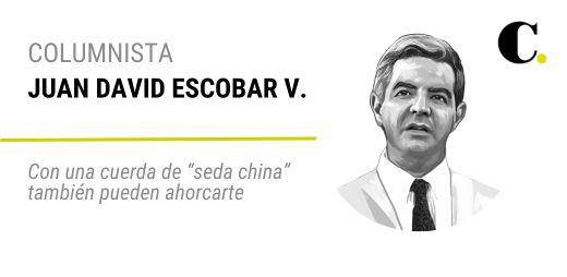 Con una cuerda de “seda china” también pueden ahorcarte