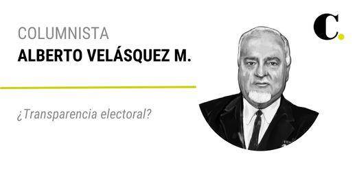 ¿Transparencia electoral?