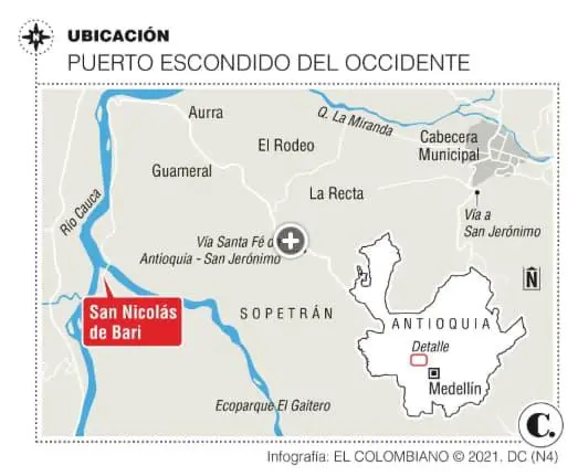 Colapsó un puente colgante en Sopetrán: tres heridos fueron hospitalizados