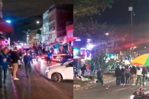 Noche de desmanes y enfrentamientos no dejó ningún muerto ni herido, dijeron las autoridades. Foto: Redes sociales y Bosa B7. 