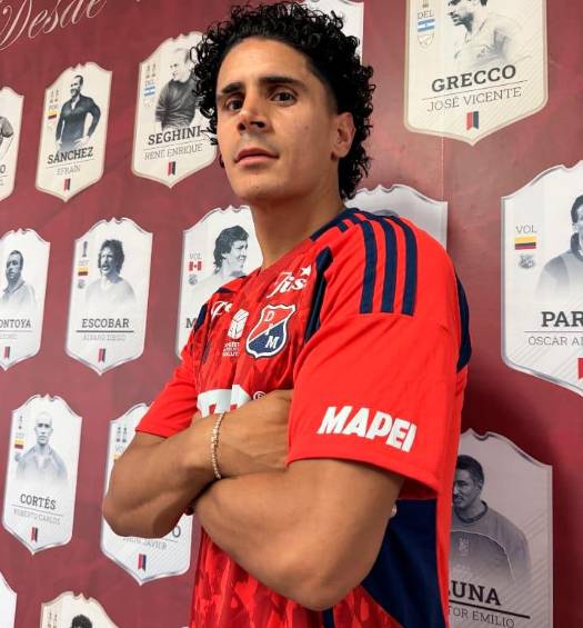 El volante antioqueño Daniel Cataño, nacido en Bello, se incorporó al DIM con la ilusión de oportar para la séptima estrella. FOTO CORTESÍA DIM