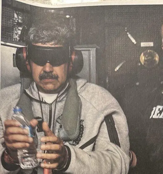 Imagen de la captura de Maduro.