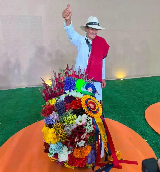 El ganador absoluto de la edición 69° del Desfile de Silleteros es John Jairo Grajales Gómez.