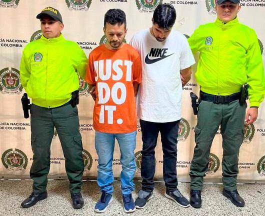 Los dos hombres ahora condenados habían sido capturados en noviembre del año pasado. FOTO: POLICÍA