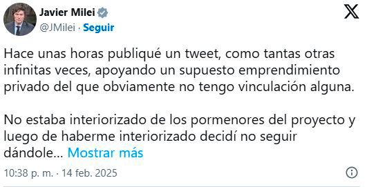 Lo que hay detrás de la ‘criptomoneda’ que promocionó Milei y quebró a cientos en Argentina.