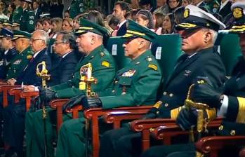 Luego de incumplir la primera cita, el presidente Petro hizo este sábado la presentación y reconocimiento de la nueva cúpula. FOTO TOMADA DE TWITTER