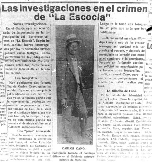 Apartes de la entrevista que el Heraldo de Antioquia tuvo con Carlos Cano. FOTO: imagen obtenida del Archivo de Prensa de la Biblioteca de la Universidad de Antioquia.