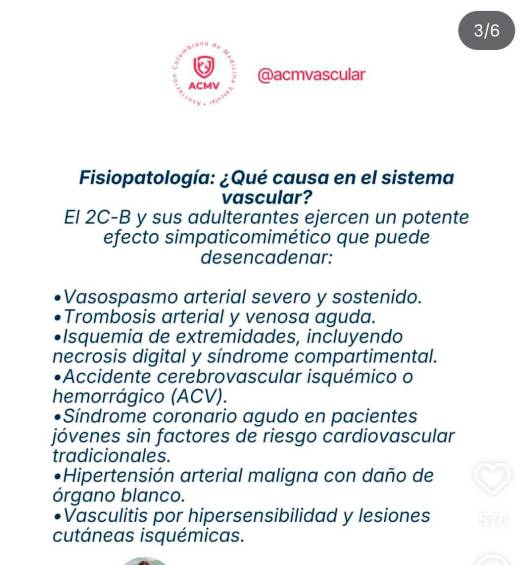 Tras peligrosa alerta en Medellín, asociación médica advierte grave riesgo vascular por consumo de tusi
