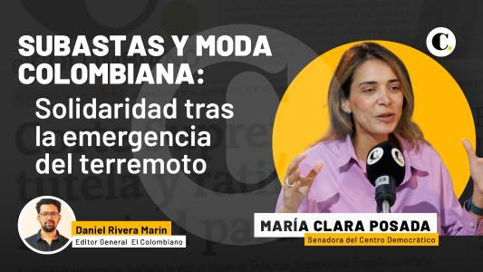 Subastas de moda por los damnificados: La iniciativa de María Clara Posada