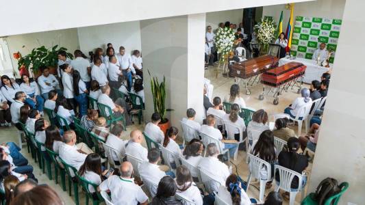 Colombia en duelo: así fue el homenaje a las 21 víctimas del atentado en la vía Panamericana