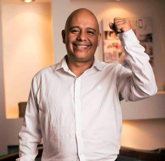 Luis Eduardo Insuasty Estrada, líder de la barra Tricolor del Deportivo Pasto y candidato al Concejo. FOTO: COLPRENSA.